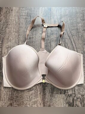 THIRDLOVE 24/7 Classic Racerback Seamless Nude T-Back Molded Bra Size 36F